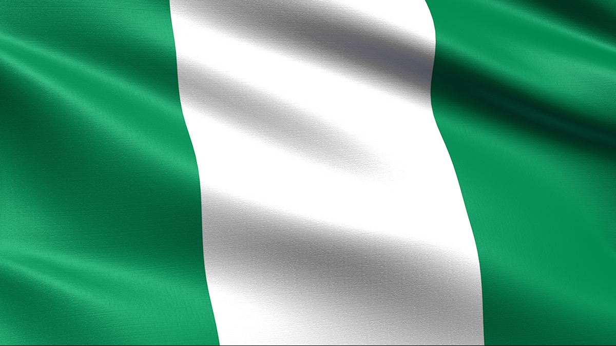 Nigeria-flag-waving-fabric-texture